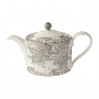 Royal Crown Derby Crushed Velvet Grey Charnwood Tea Pot S S (Pack of 1) - Click to Enlarge