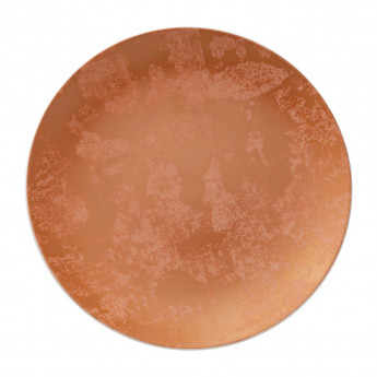 Royal Crown Derby Crushed Velvet Copper Coupe Plate 255mm (Pack of 6) - Click to Enlarge