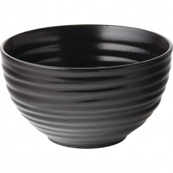 Utopia Tribeca Rice Bowl Ebony 135mm (Pack of 6) - Click to Enlarge