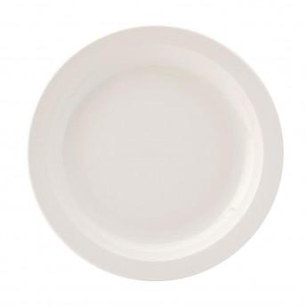 Utopia Pure White Narrow Rim Plates 254mm (Pack of 18) - Click to Enlarge