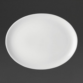 Utopia Pure White Oval Plates 300mm (Pack of 18) - Click to Enlarge