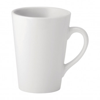Utopia Pure White Latte Mugs 250ml (Pack of 24) - Click to Enlarge