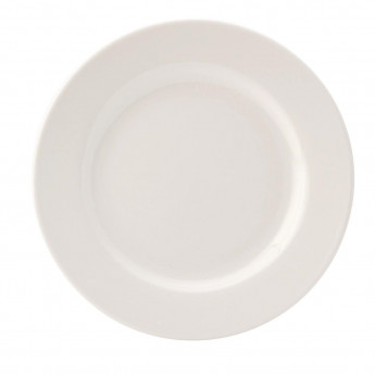 Utopia Pure White Wide Rim Plates 203mm (Pack of 24) - Click to Enlarge