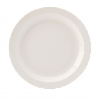 Utopia Pure White Narrow Rim Plates 167mm (Pack of 36) - Click to Enlarge