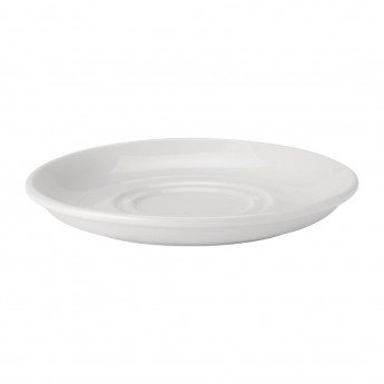 Utopia Pure White Double Well Saucers 150mm (Pack of 24) - Click to Enlarge