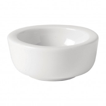 Utopia Titan Butter Dishes White 65mm (Pack of 6) - Click to Enlarge