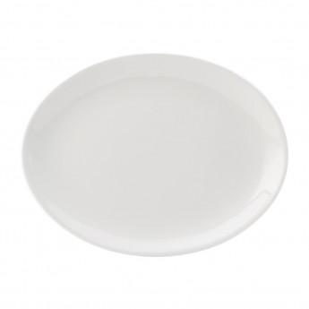 Utopia Titan Oval Plates White 240mm (Pack of 24) - Click to Enlarge