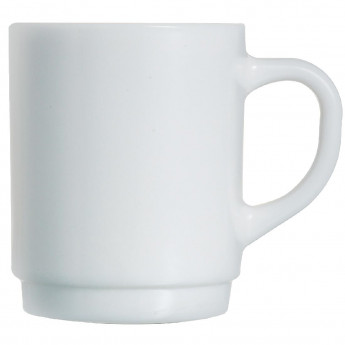 Arcoroc Opal Stackable Mugs 250ml (Pack of 6) - Click to Enlarge