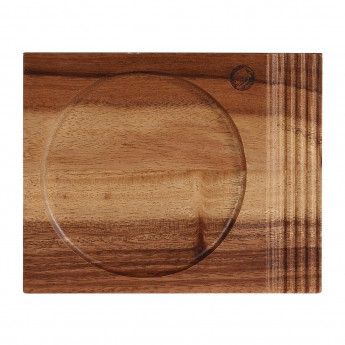Churchill Alchemy Wood Single Handled Boards 177 x 142mm (Pack of 4) - Click to Enlarge