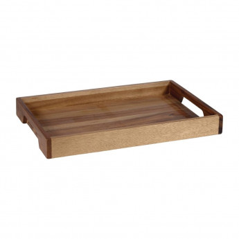 Churchill Alchemy Buffet Wooden Handled Trays 397mm (Pack of 4) - Click to Enlarge