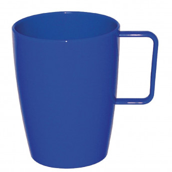 Olympia Kristallon Polycarbonate Handled Beakers Blue 284ml (Pack of 12) - Click to Enlarge