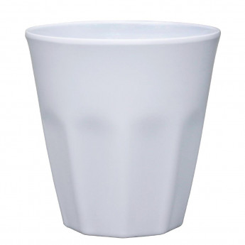 Olympia Kristallon Melamine Plastic Tumbler White 290ml (Pack of 6) - Click to Enlarge