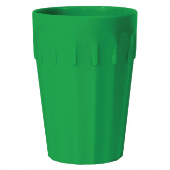 Olympia Kristallon Polycarbonate Tumblers Green 260ml (Pack of 12) - Click to Enlarge
