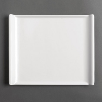 Olympia Kristallon Melamine Platter White 530 x 330mm - Click to Enlarge