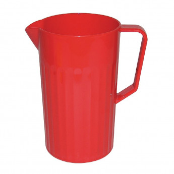 Olympia Kristallon Polycarbonate Jug Red 1.4Ltr - Click to Enlarge