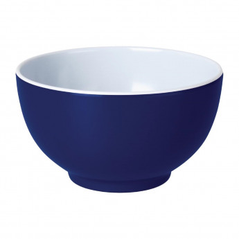 Olympia Kristallon Gala Colour Rim Melamine Bowl Blue 125mm (Pack of 6) - Click to Enlarge