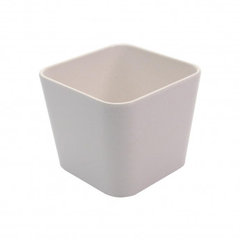 Creative Tokyo Melamine Small Bento Box Insert White 83x83x70mm (Pack of 6) - Click to Enlarge