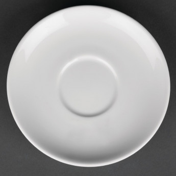 Royal Porcelain Classic White Tea Cup Saucers 150mm (Pack of 12) - Click to Enlarge
