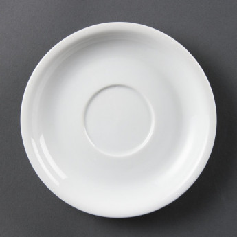 Olympia Whiteware Cappuccino Saucers 160mm (Pack of 12) - Click to Enlarge