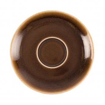 Olympia Kiln Cappuccino Saucer Bark 140mm (Pack of 6) - Click to Enlarge