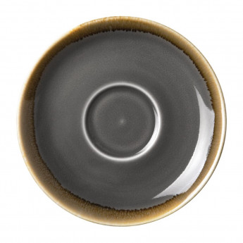 Olympia Kiln Cappuccino Saucer Smoke 140mm (Pack of 6) - Click to Enlarge
