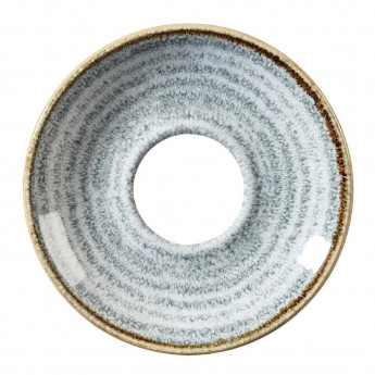 Churchill Studio Prints Homespun Stone Grey Espresso Saucer 118mm - Click to Enlarge