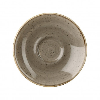 Churchill Stonecast Espresso Saucer Peppercorn Grey 118mm (Pack of 12) - Click to Enlarge