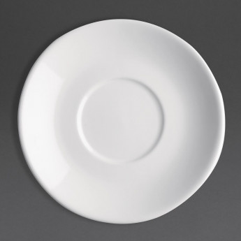 Olympia Cafe Flat White Saucers White 135mm (Pack of 12) - Click to Enlarge