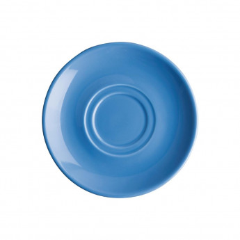 Olympia Heritage Double Well Saucer Blue 163mm (Pack of 6) - Click to Enlarge