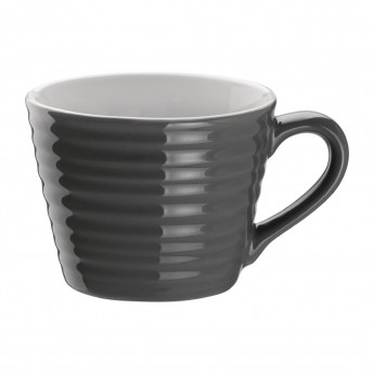 Olympia Café Aroma Mugs Charcoal 230ml (Pack of 6) - Click to Enlarge