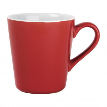 Olympia Cafe Flat White Cups Red 170ml (Pack of 12) - Click to Enlarge