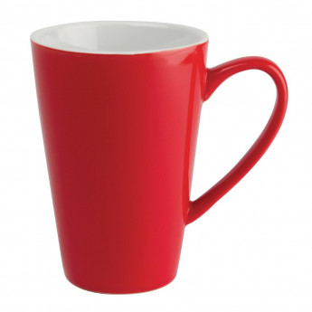 Olympia Cafe Latte Cups Red 454ml (Pack of 12) - Click to Enlarge