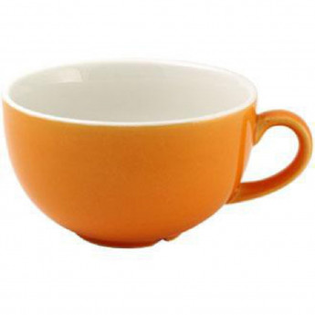 Churchill New Horizons Colour Glaze Cappuccino Cups Orange 199ml - Click to Enlarge