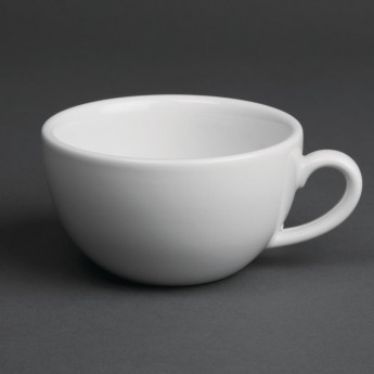 Royal Porcelain Classic White Cappuccino Cups 200ml (Pack of 12) - Click to Enlarge