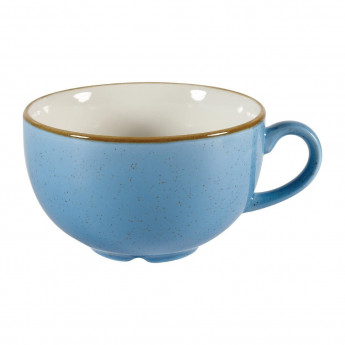 Churchill Stonecast Cappuccino Cups Cornflower Blue 340ml 12oz (Pack of 12) - Click to Enlarge