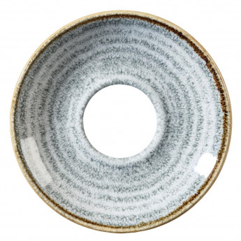 Churchill Studio Prints Stone Cappuccino Saucers Grey 156mm (Pack of 12) - Click to Enlarge