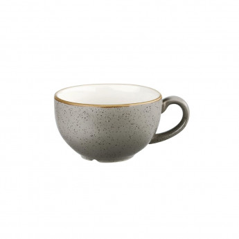 Churchill Stonecast Cappuccino Cup Peppercorn Grey 12oz (Pack of 12) - Click to Enlarge