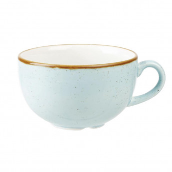 Churchill Stonecast Cappuccino Cup Duck Egg Blue 12oz (Pack of 12) - Click to Enlarge