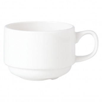 Steelite Simplicity White Stacking Espresso Cups 100ml (Pack of 12) - Click to Enlarge