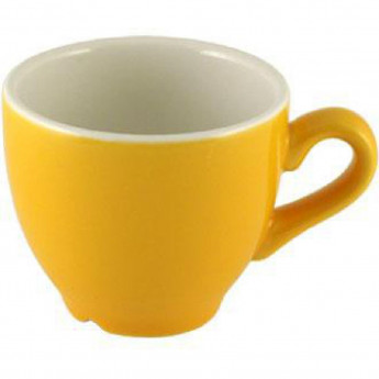 Churchill New Horizons Colour Glaze Espresso Cups Yellow 85ml (Pack of 24) - Click to Enlarge
