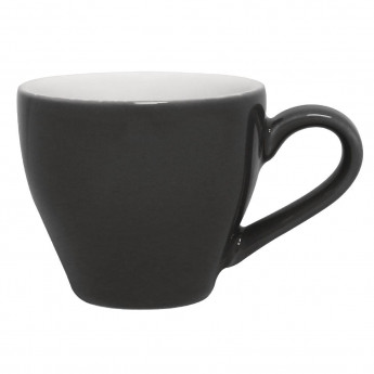 Olympia Cafe Espresso Cups Charcoal 100ml (Pack of 12) - Click to Enlarge
