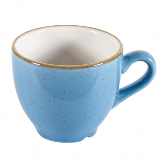 Churchill Stonecast Espresso Cups Cornflower Blue 100ml 3.5oz (Pack of 12) - Click to Enlarge