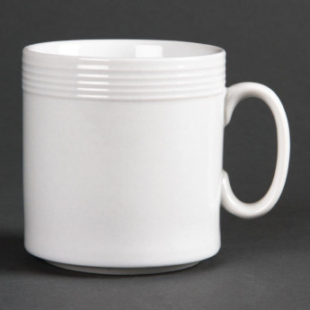 Olympia Linear Mugs 220ml 8oz (Pack of 12) - Click to Enlarge