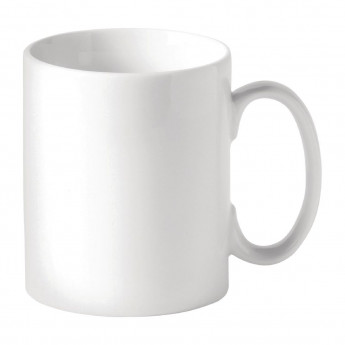 Utopia Titan Straight Sided Mugs White 340ml (Pack of 48) - Click to Enlarge