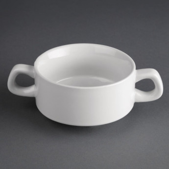 Olympia Athena Stacking Soup Bowls 160mm 290ml (Pack of 12) - Click to Enlarge