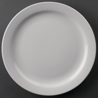 Olympia Athena Narrow Rimmed Plates 226mm (Pack of 12) - Click to Enlarge