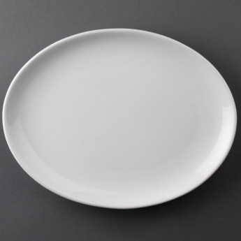 Olympia Athena Oval Coupe Plates 254 x 197 mm (Pack of 12) - Click to Enlarge