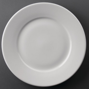 Olympia Athena Wide Rimmed Plates White 254mm (Pack of 12) - Click to Enlarge