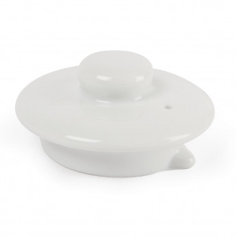 Olympia Whiteware Teapot Lid (Pack of 4) - Click to Enlarge