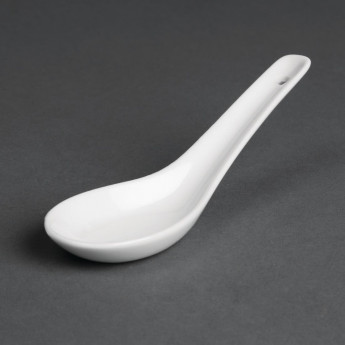 Olympia Whiteware Rice Spoons 130mm (Pack of 24) - Click to Enlarge